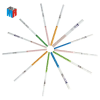 a group of colorful pencils