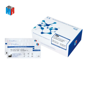 a white box with blue and white text