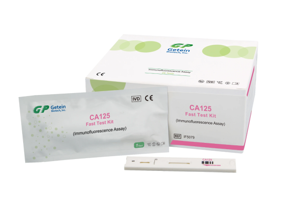 a test kit with a test strip